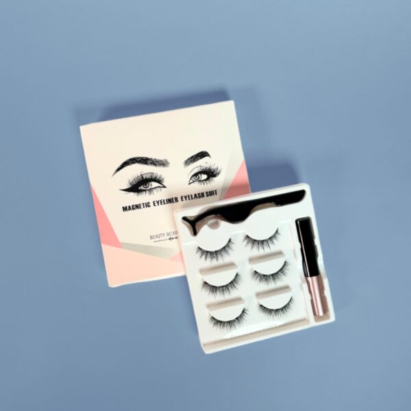 Pestañas Magnéticas Set X 3 Delineador Magnético Lfme