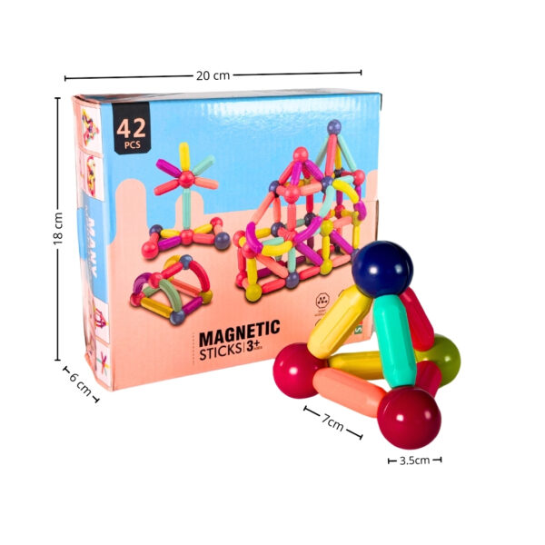 Bloques De Construcción Magnéticos Para Niños 42 Pcs