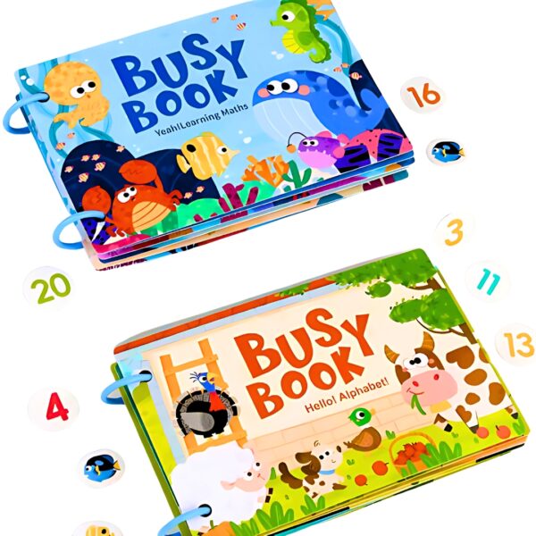 Libro Sensorial de actividades para niños en edad preescolar